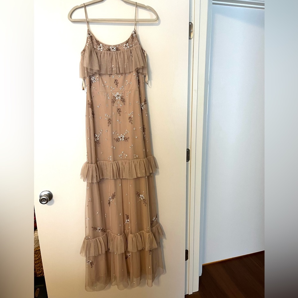 Gianni Bini Blush Formal Maxi Dress